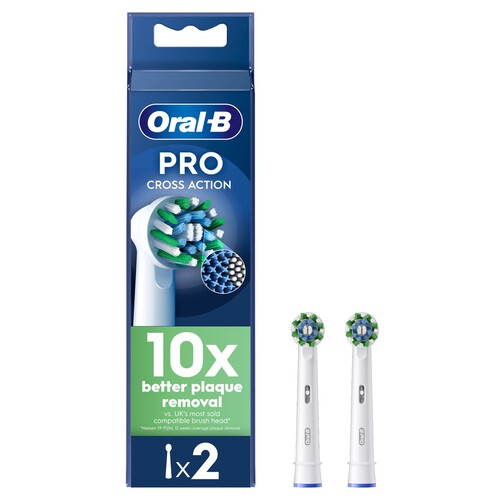 Oral-B CrossAction Electric Toothbrush Heads With Clean Maximiser