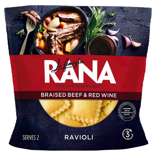 La Famiglia Rana Braised Beef & Red Wine Ravioli 