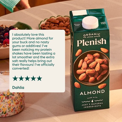 Plenish Organic Almond 1L
