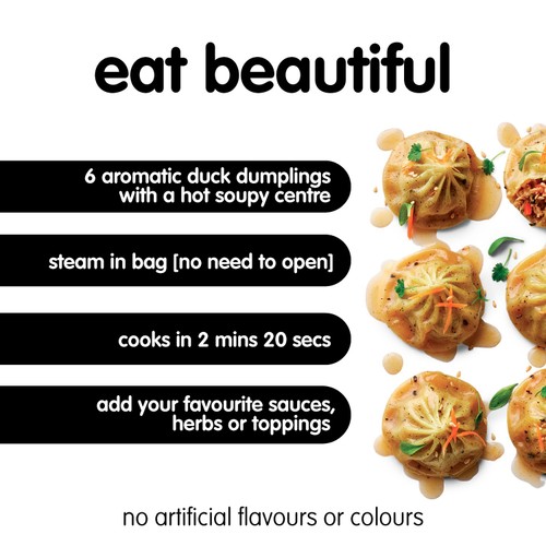 itsu 6 aromatic duck soup dumplings 168g