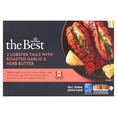 Morrisons The Best Lobster Tails With Garlic Butter 