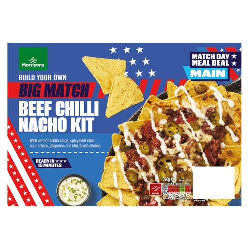 Morrisons Americana Beef Chilli Nacho Kit 550g