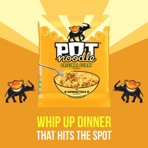 Pot Noodle Curry Block   114g
