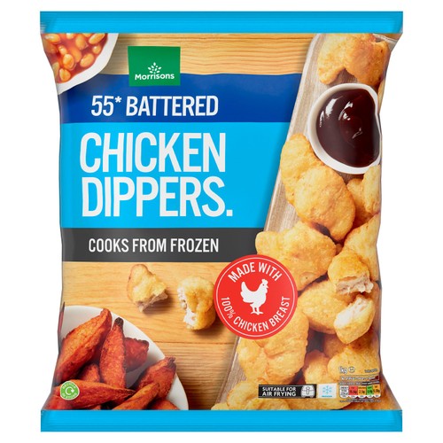 Morrisons Battered Chicken Dippers 1kg