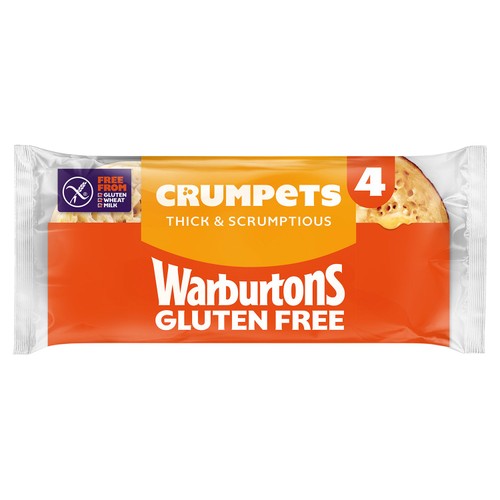 Warburtons Gluten Free  Crumpets   4 Pack