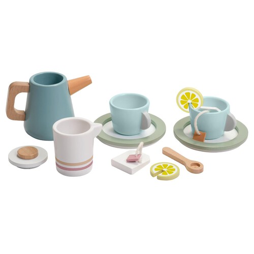 Ollie & Grace Wooden Toy Tea Set (wigig)