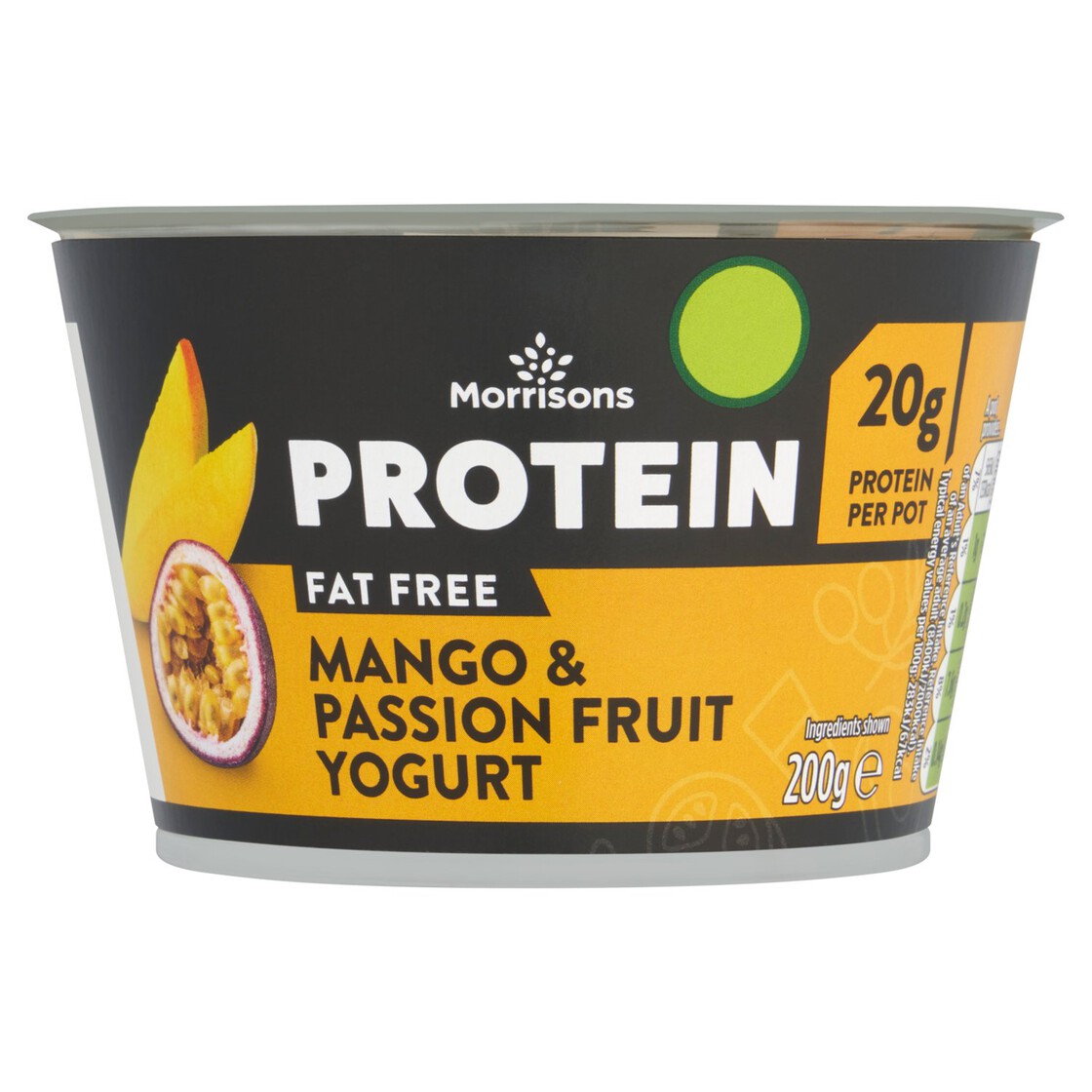 Morrisons Mango, Passion Fruit & Papaya Protein Yogurt Morrisons