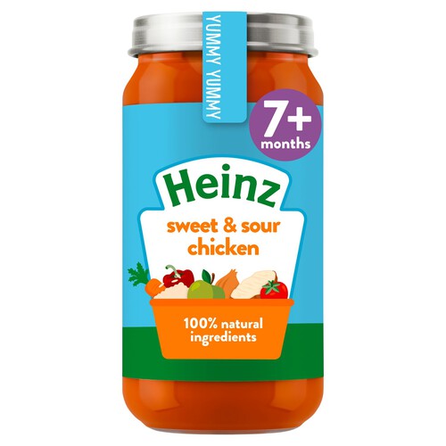 Heinz By Nature Sweet & Sour Chicken Baby Food Jar 7+ Month