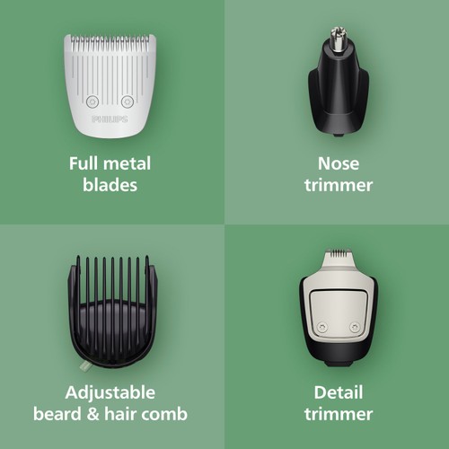 Philips Series 5000 All-In-One Trimmer Multigroom, 10-In-1