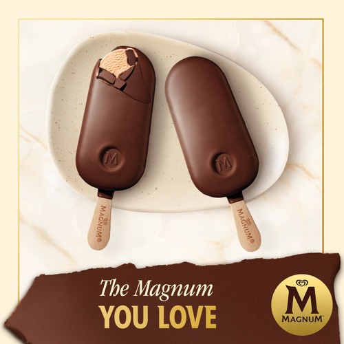 Magnum Salted Caramel Ice Cream Sticks 3 x 100ml