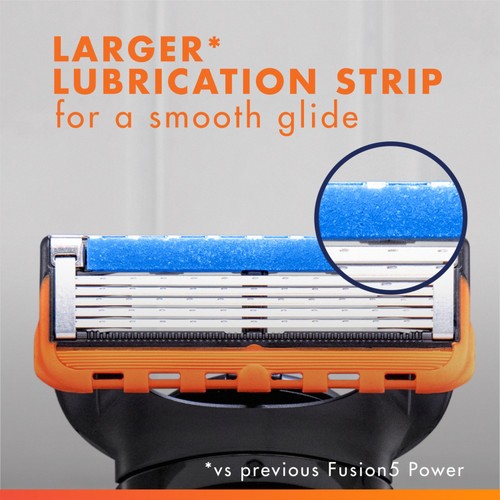 Gillette Fusion 5 Power Razors For Men 8 Refill Razor Blades
