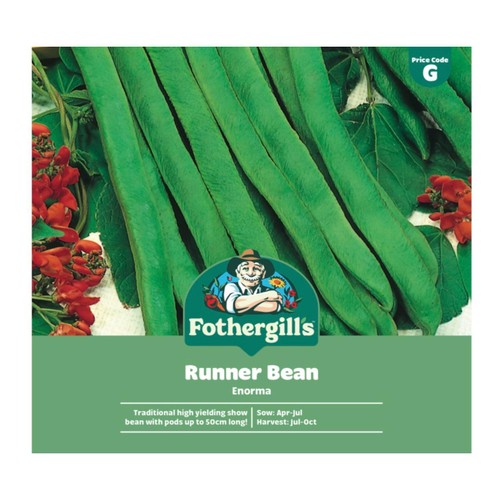 Mr Fothergills Runner Bean Enorma Seeds
