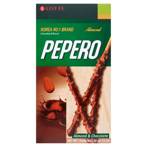 Lotte Almond & Chocolate Pepero Snacks