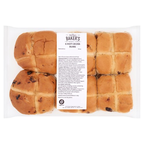 Morrisons Hot Cross Buns