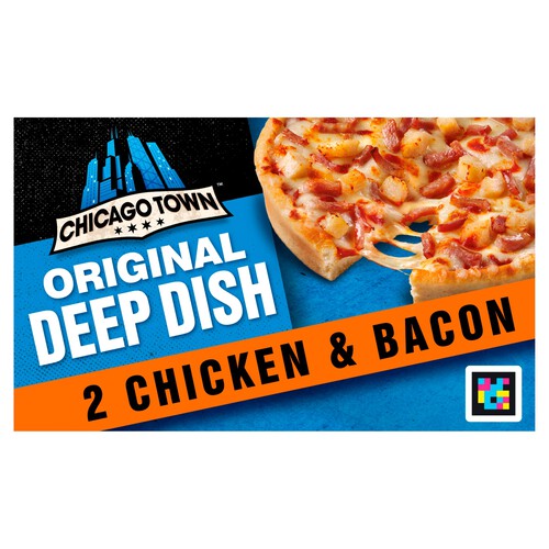 Chicago Town Deep Dish Chicken & Bacon Pizzas