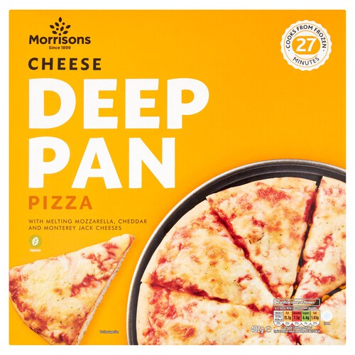 Morrisons Deep Pan Cheese Pizza 