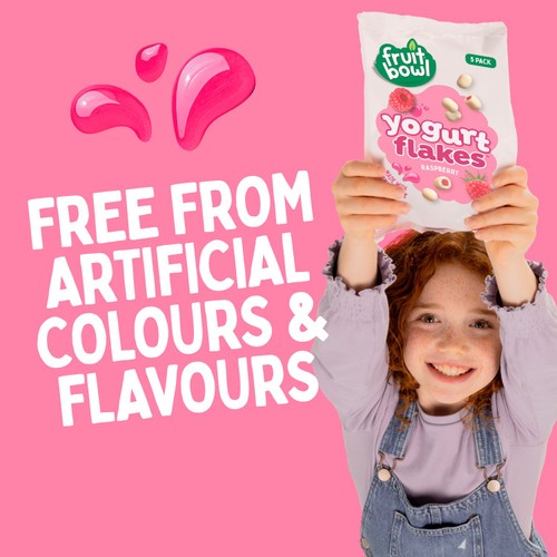 Fruit Bowl Raspberry Yoghurt Flakes