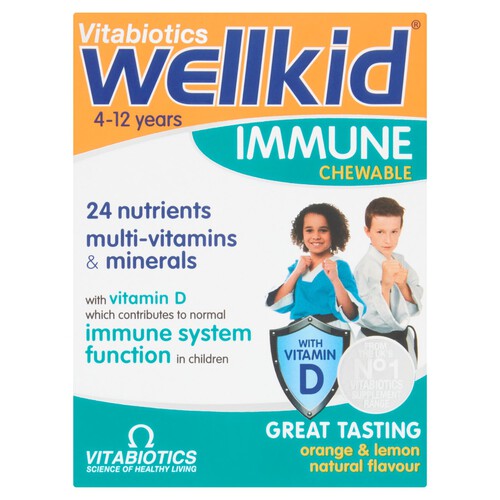 Vitabiotics Wellkid Immune Chewable 