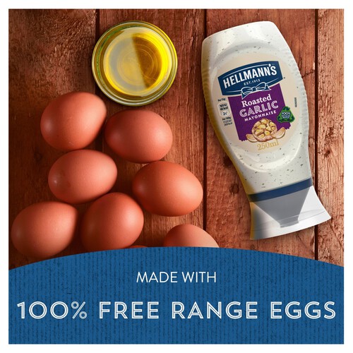 Hellmann's Garlic Squeezy Mayonnaise