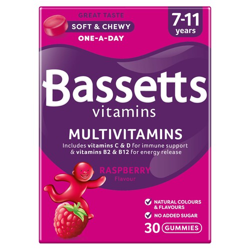 Bassetts 7-11 Multivitamin Raspberry