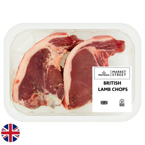 Morrisons British Spring Lamb Chops 350g