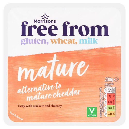 Morrisons Free From Mature Cheddar 