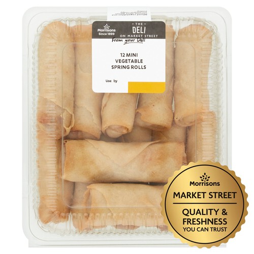  Market Street 12 Mini Vegetable Spring Rolls 