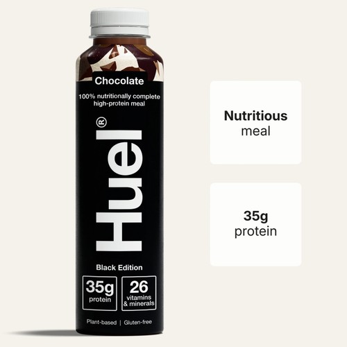 Huel Black Edition Chocolate Ready-To-Drink Complete Meal 