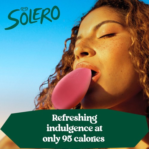 Solero Strawberry Twist Ice Cream Sticks 3 x 90ml