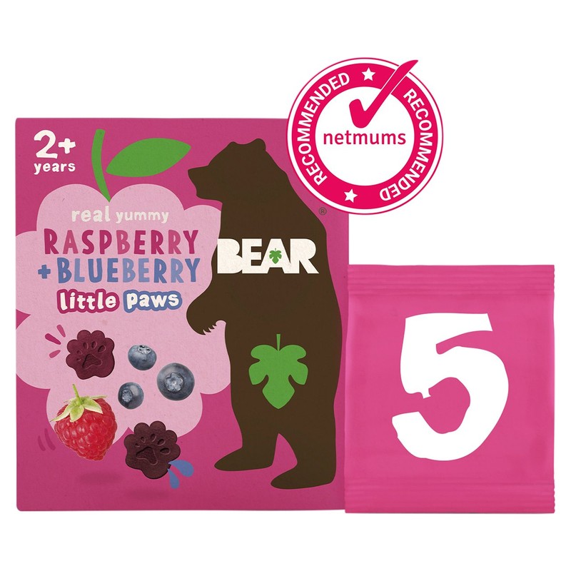 BEAR Paws Raspberry & Blueberry - Morrisons Online Groceries & Offers
