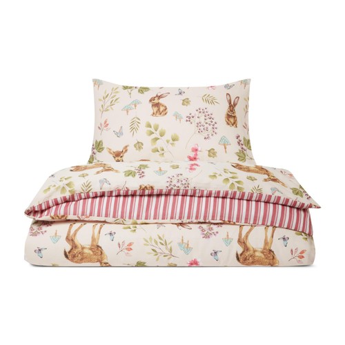 Nutmeg Home Wild Woodland Print Easy Care Duvet Set Single