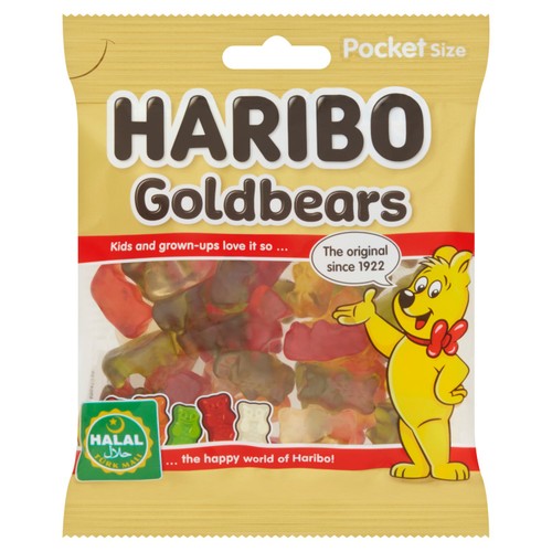 Haribo Halal Goldbears Sweets 100g