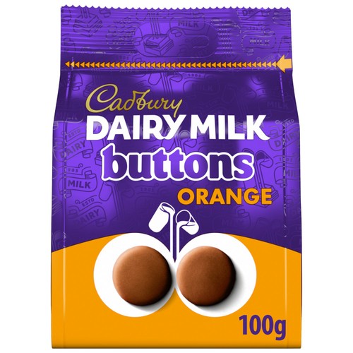 Cadbury dairy milk orange giant buttons