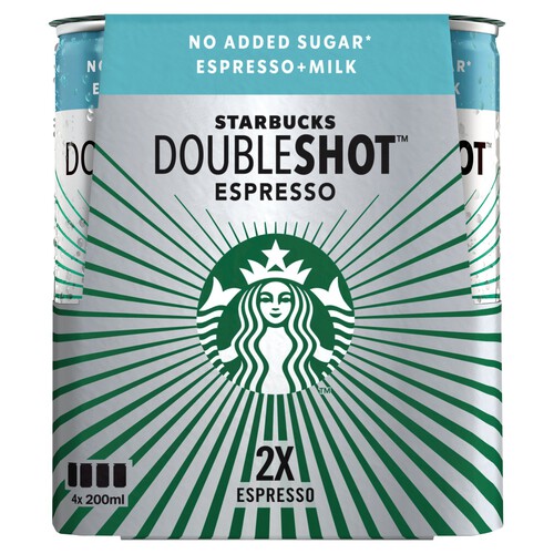 Starbucks Doubleshot Espresso No Added Sugar 