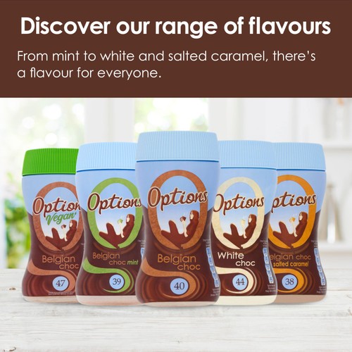 Options White Choc Berry 220g