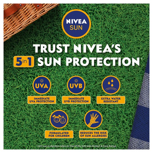 NIVEA SUN Kids Protect & Care Coloured Sun Cream Spray SPF50+ 