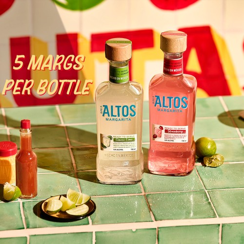 Olmeca Altos Strawberry Margarita 75cl
