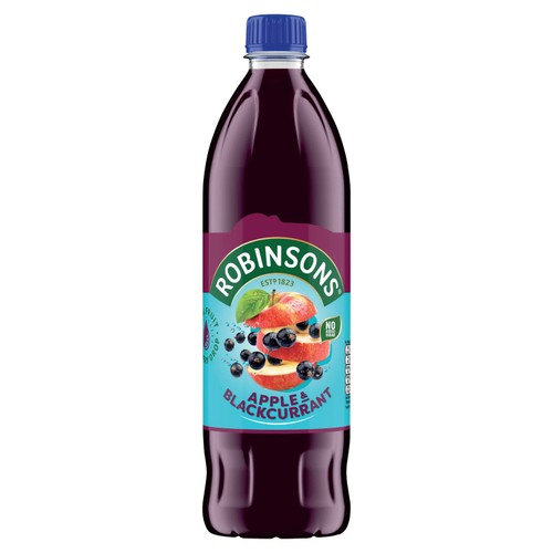 Robinsons Apple & Blackcurrant No Added Sugar Squash 1L