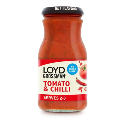 Loyd Grossman Tomato & Chilli No Added Sugar