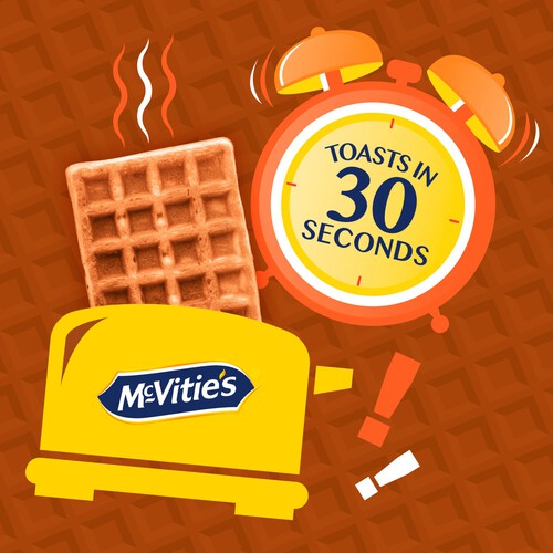 McVitie's 8 Toasting Waffles Chocolate Flavour