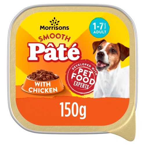 Morrisons dog food chicken pate