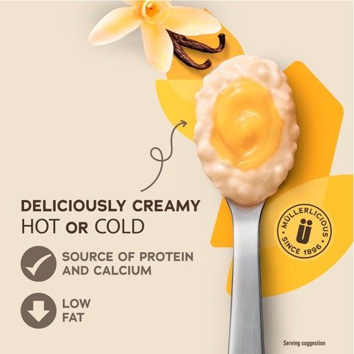 Muller Rice Vanilla Custard Low Fat Dessert 170g