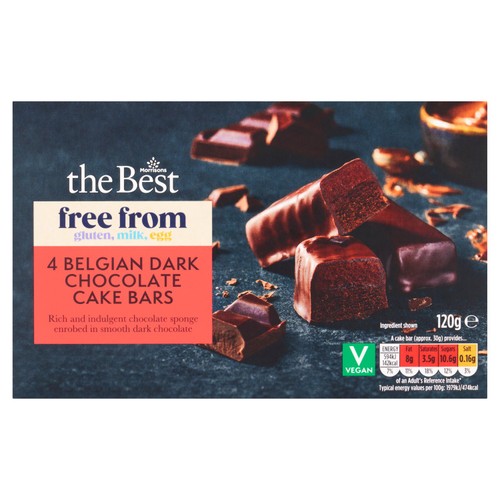 Morrisons the best free from chocolate cake bars
