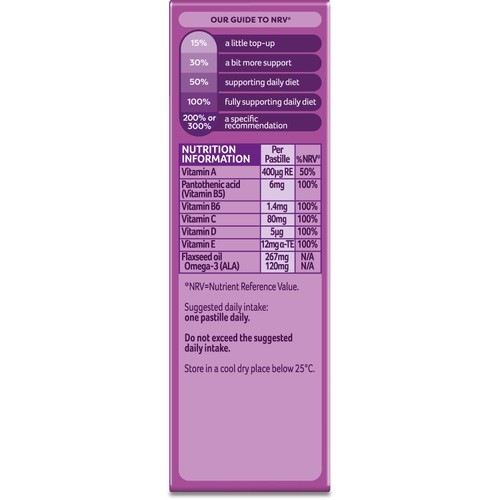 Bassetts 3-6 Multi Vitamins & Omega 3 Blackcurrant & Apple