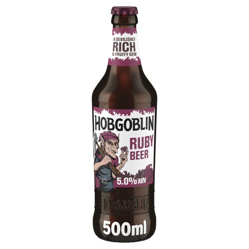 Hobgoblin Ruby Ale Beer Bottle