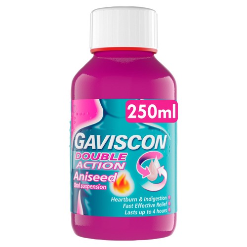 Gaviscon Double Action Liquid Aniseed 250ml