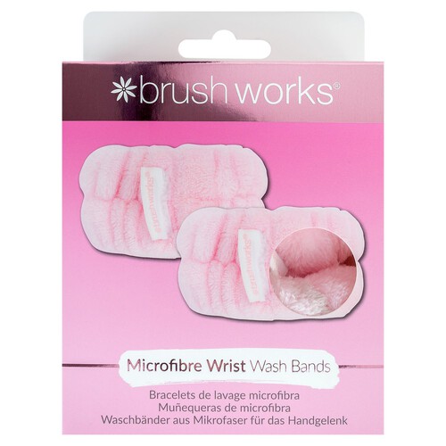 Brushworks Microfibre Wrist Wash Bands