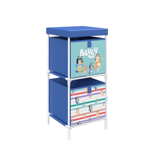 Bluey Brights 2 Drawer Storage Unit