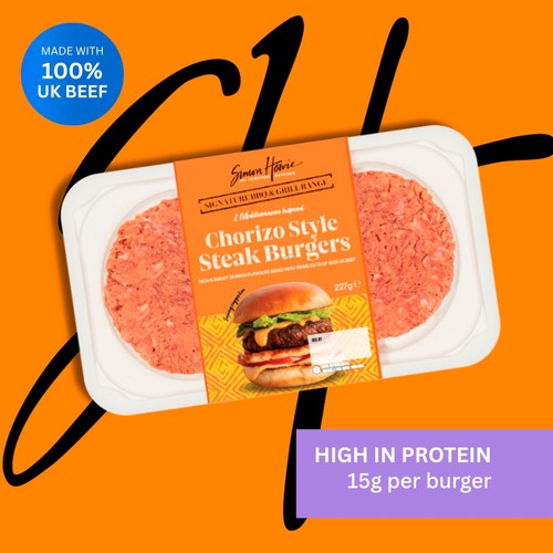 Simon Howie Chorizo Style Burgers 227G