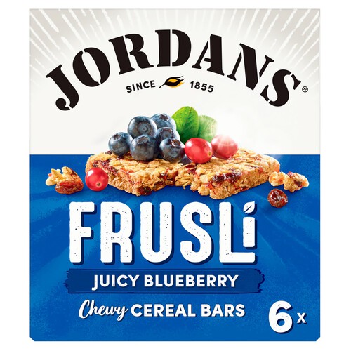 Jordans Frusli Juicy Blueberries Cereal Bars